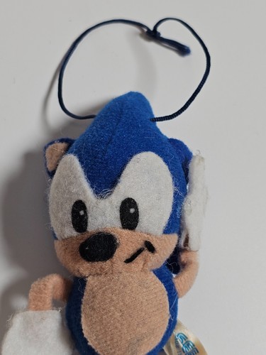 Rarissimo primo modello Sonic il riccio e la coda portachiavi mascotte peluche - Foto 7 di 14