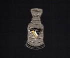 Pittsburgh Penguins logo  "Stanley Cup Champions"  NHL Hockey pin