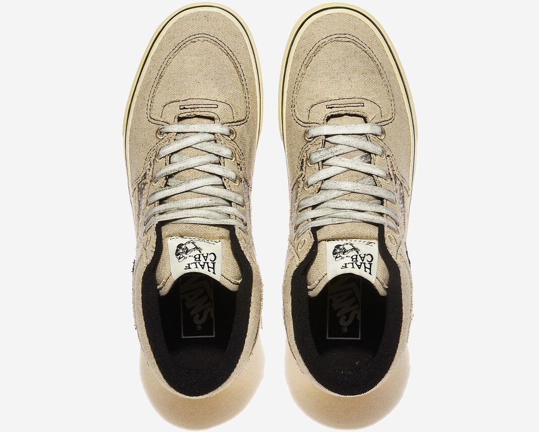 VANS★HALF CAB★兼用★MUMMY WRAP CANVAS BEIGE/BLACK VANS HALF CAB men's sneakers VN000CMUEBS MUMMY WRAP CANVAS
