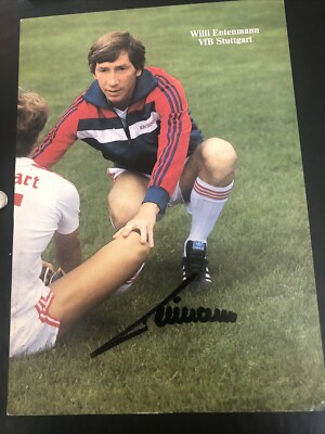 Willi Entenmann Autogrammkarte VfB Stuttgart 1984-85 Original