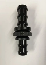 C10 Push Lock Hose Union -6 To -8 Or 3/8" Barb To 1/2” Barb