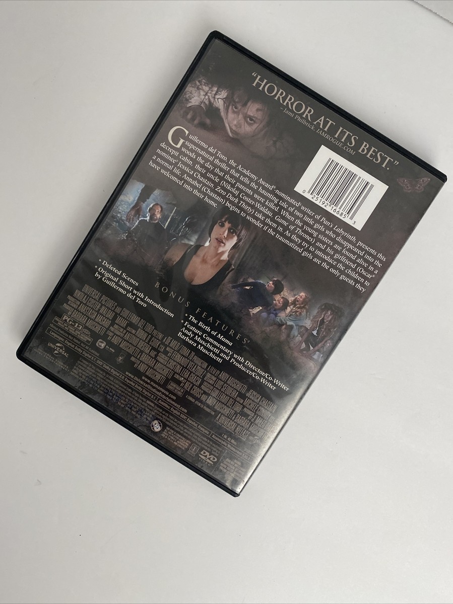 Mama DVD 2013 Fantasy Horror Thriller Jessica Chastain Andy