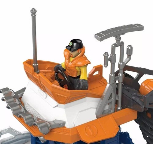 B56/117 NEW!!! Fisher Price Imaginext Deep Sea Mission Command Ship Boat DFX93 - Picture 3 of 9