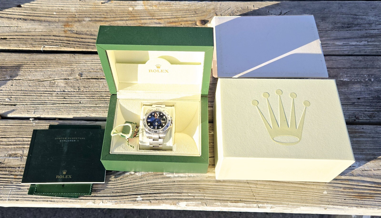 Rolex Explorer II 216570 Watch in stainless steel With Box No ID card