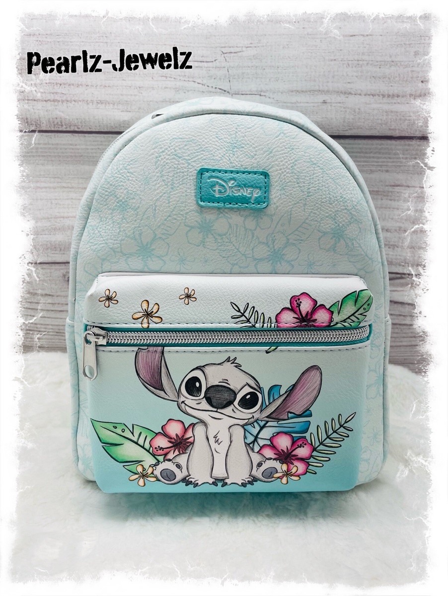 Loungefly Disney Lilo & Stitch Hibiscus Flower Floral Sketch Mini