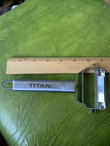 Titan Peeler Julienne Tool & Garnishing Feature Swiss Design Stainless Strong