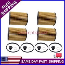 4PC Oil Filter Pack With Seals 26350-2S000 for 2020-2022 Hyundai Santa Cruz 2.5L