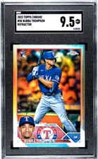 2023 Topps Chrome #58 Bubba Thompson Refractor RC Graded SGC 9.5