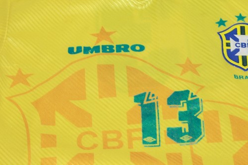 Circa 1993 Aldair, Brazil National Team, Believed to be Match Worn, Umbro Jersey - Picture 5 of 10