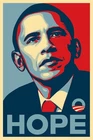BARACK OBAMA HOPE GLOSSY POSTER Picture inspiration motivation election 11x17