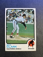 1973 Topps Baseball  Rickey Clark California Angels High Numbered Card #636
