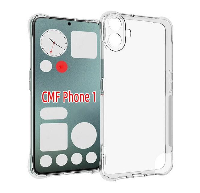 Hybrid Acrylic Tough Shockproof Case for Nothing CMF Phone 1 - Clear (Frame)