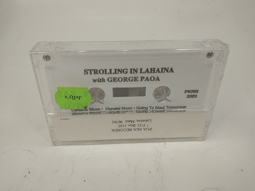 George Paoa - STROLLING IN LAHAINA CASSETTE! NEW! EXTREMELY RARE!! - Picture 2 of 3