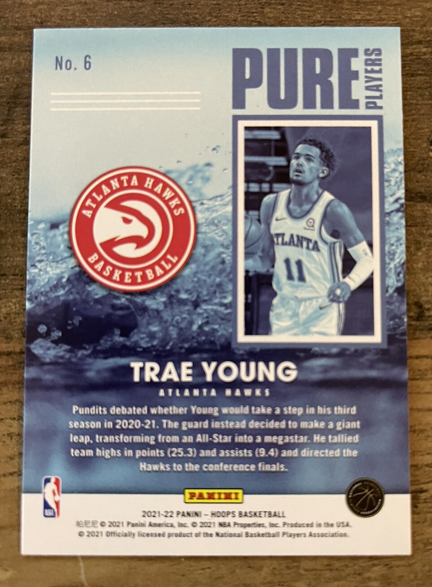 Trae Young 6 Pure Players 2021-22 Panini NBA Hoops