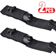 2Pcs Tactical Flashlight Pouch Case Belt Pouch Organizer Bag Mini Scissor Pouch