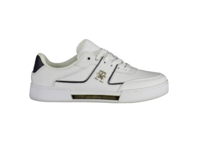 Tommy Hilfiger Frau Turnschuhe Weiß Logo Gr.