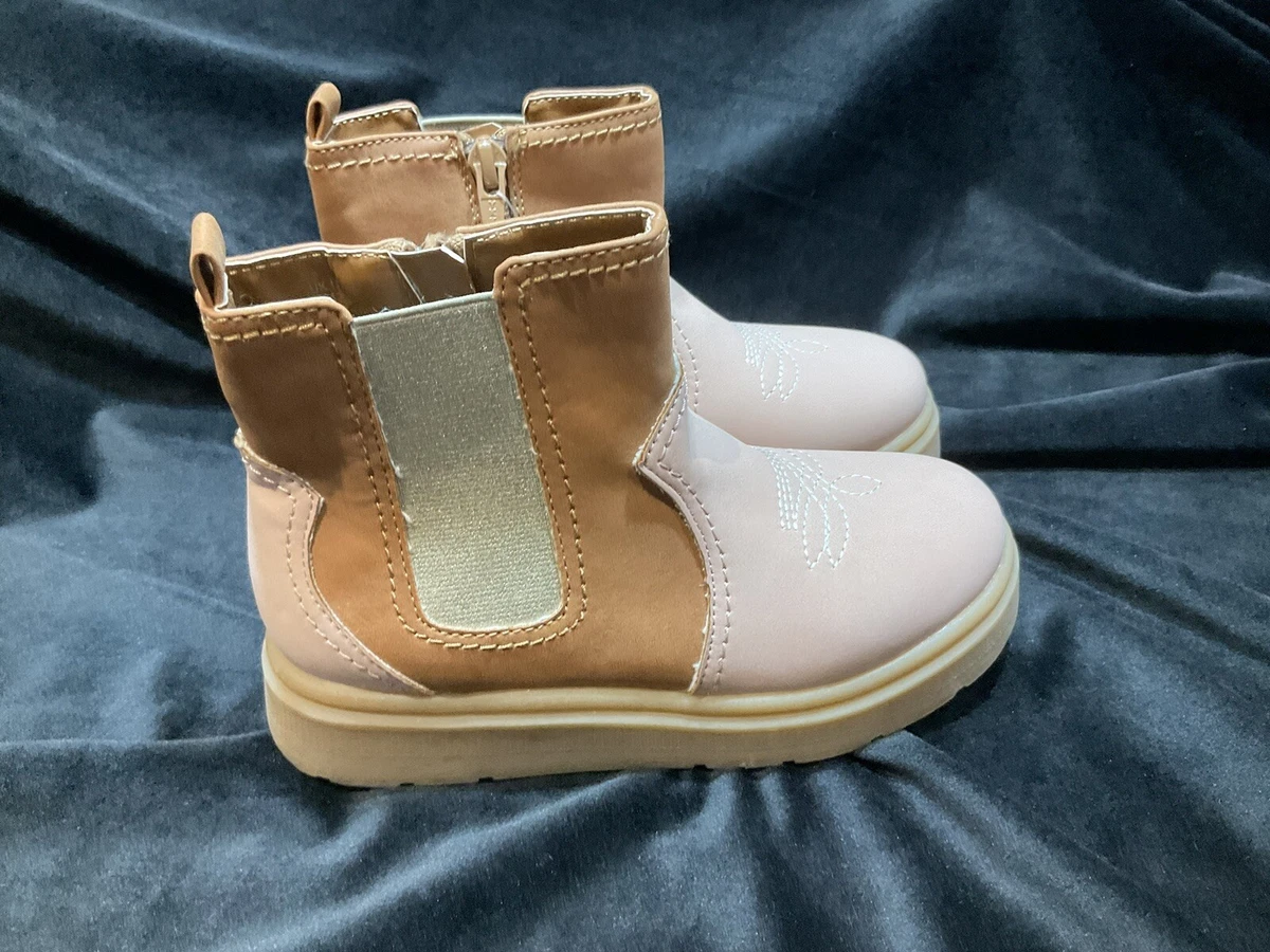 Pale pink ankle best sale boots