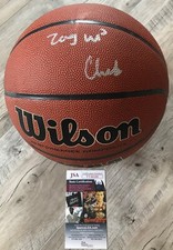 Chet Holmgren OKLAHOMA CITY THUNDER Autographed Signed NCAA Basketball JSA