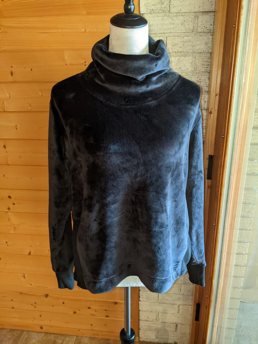 Women s Athleta turtleneck Sweatshirt Black Size Small eBay