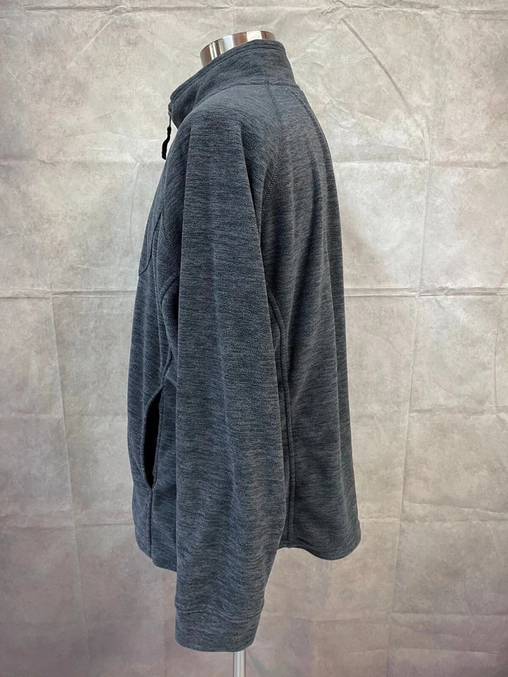 Chaqueta polar Ouray gris Active Wear para hombre talla 2XL Foto 2 de 4