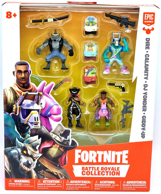Fortnite Ballle Royale Collection  Figur 5 cm Dire-Calamity-Dj Yonder-Giddy Up