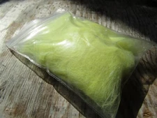 Irish Fly Supplies Lemon Hares Dubbing with Pearl Flash Faux seals fur.
