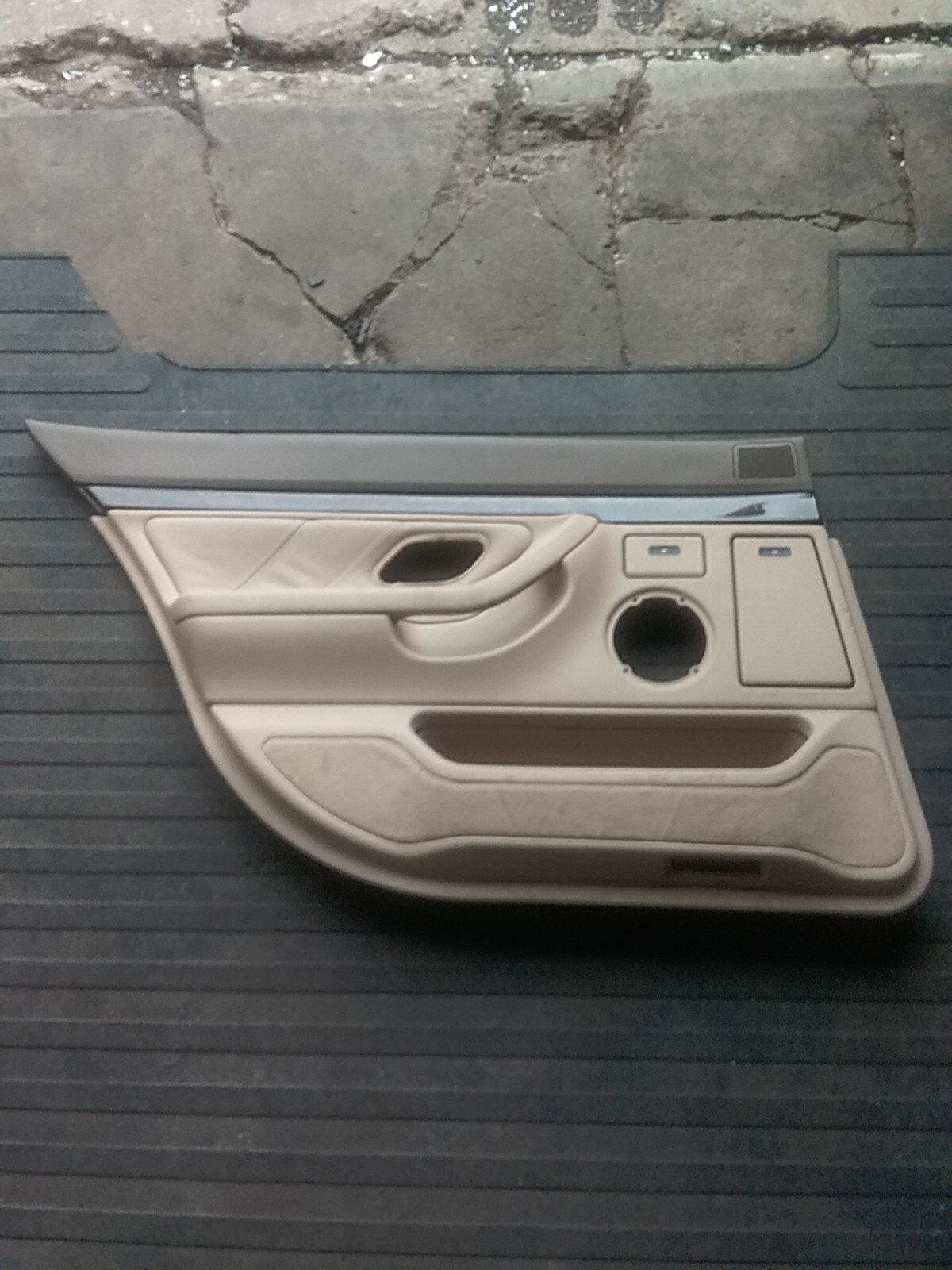 95-01 BMW E38 740il Rear Left Side Door Card Panel Liner Cover Trim Oem ...