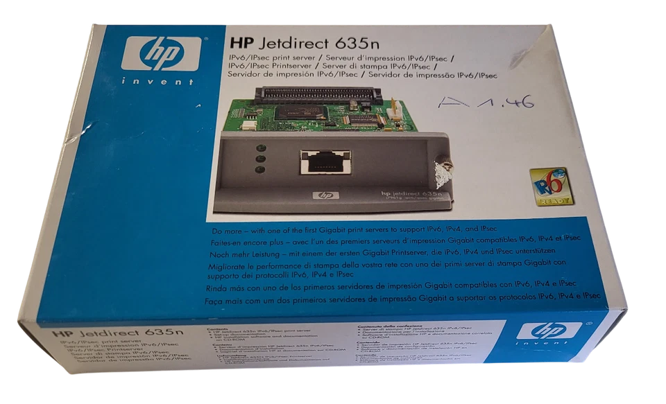 HP Jetdirect 635N Printserver - J791G Druckserver für Drucker