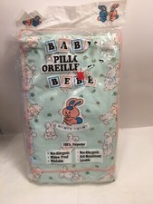 Vintage 1970  s new and sealed baby pillowcase