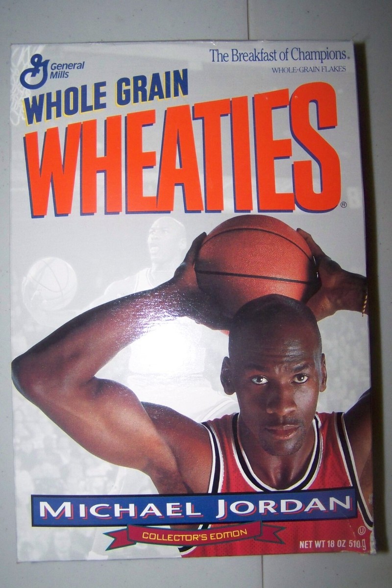 Michael Jordan Wheaties Silver Cereal Box Collector's Edition 1993