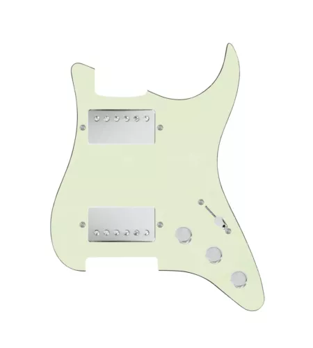 920D Hipster Heaven HH Mt Green/Nick Pickguard for Strat Cool Kid Humbucker 3Way