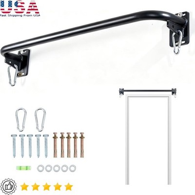 Professional Wall Mounted Pull Up Bar Heavy Duty Home Gym Fitness Equipment New