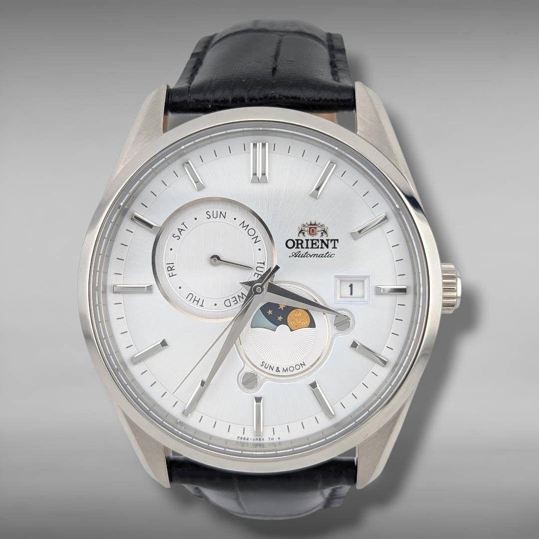 Orient Sun & Moon Skeleton Automatic Watch 41mm F… - image 3