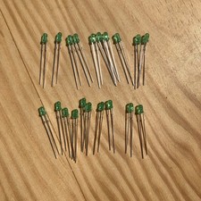 20pcs 3mm Green LED Diodes Bright Clear Light Lamp Long Leg Anode DIY