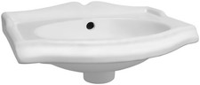 Whitehaus AR035 China 14-3/4" Wall Mounted Bathroom Sink - White
