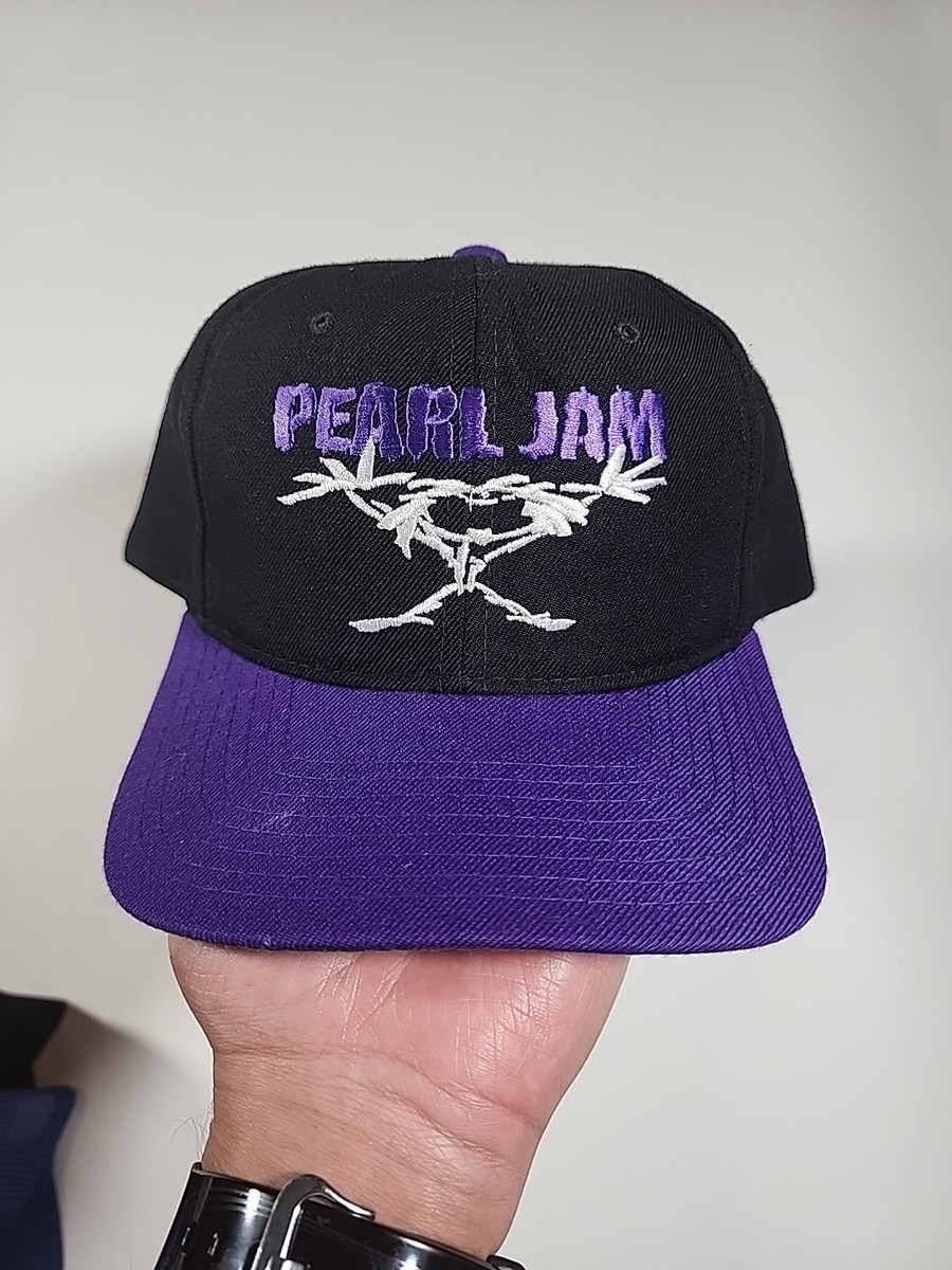 Vtg Rare Original PEARL JAM Stickman Baseball HAT Cap 2-Tone