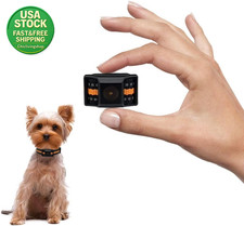 Bark Collar for Small Dogs 5-15Lbs Rechargeable No Shock Vibration Sound Orange