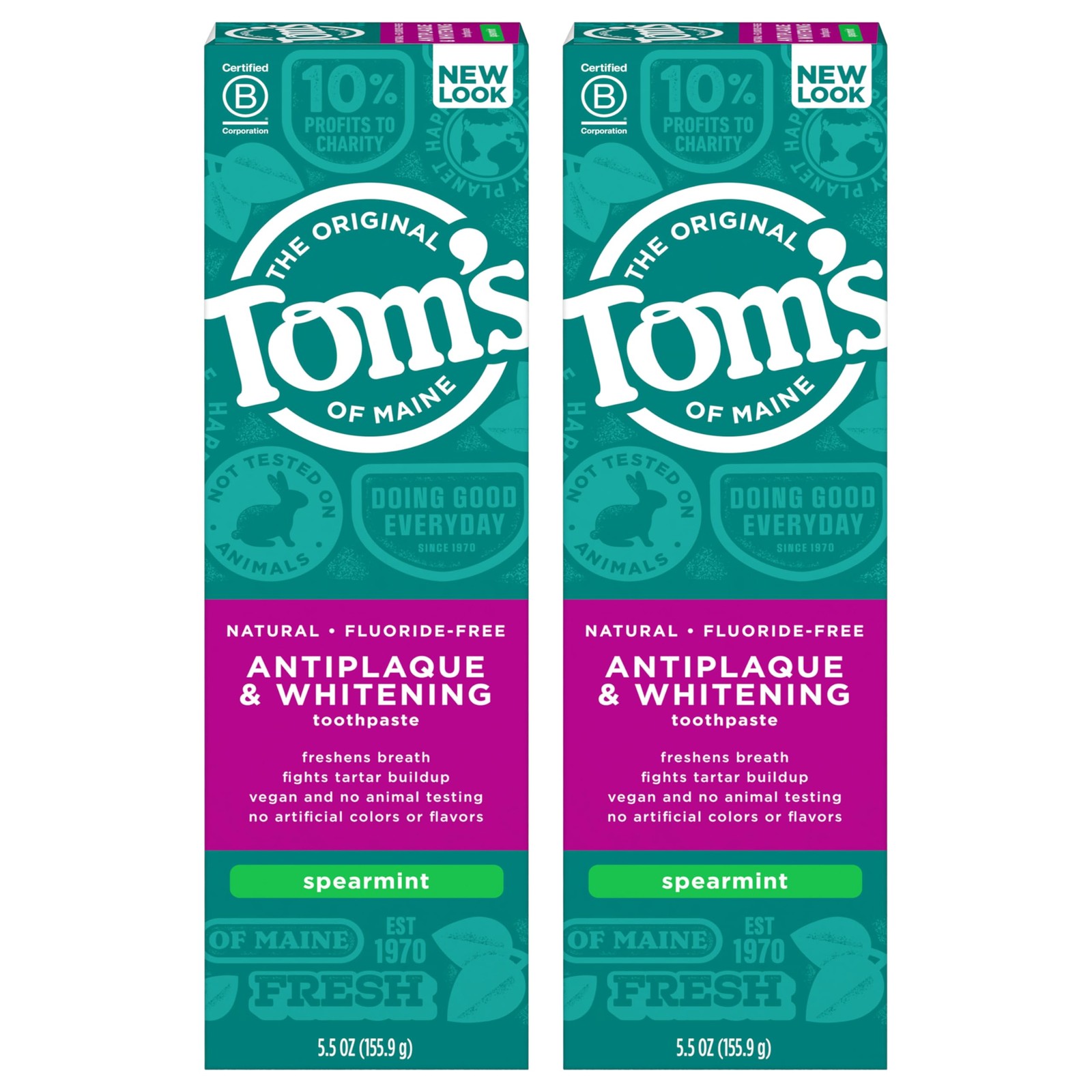 Tom's of Maine Fluoride-Free Antiplaque & Whitening Natural 