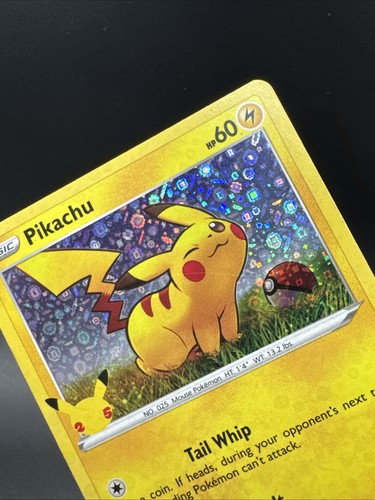 Pokemon General Mills Pikachu Holo Black Star Promo 25th Anniversary SWSH039 - Picture 16 of 24