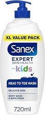 Sanex Expert Skin Health Head to Toe Kids Body Wash 720mlprotects delicate skin 7.11 per litre