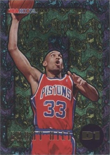 1995年版 G·ヒル【ルーキー】デトロイト・ピストンズ 1995-96 NBA Hoops Grant Hill Dunk! Rookie RC #D1 Pistons | eBay
