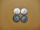Lot of 4 Canadian 80% Silver Dimes