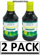2 PACK - Ancient Infusions Pappy's Sassafras Instant Tea Concentrate 12 oz EACH