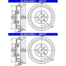 Tambour de frein Seat INCA