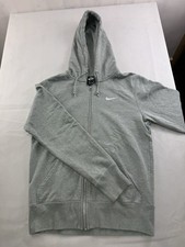 Nike Herren Hoodie Kapuzenpullover Grau Baumw...