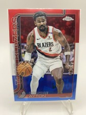2025-26 Topps Chrome - Deandre Ayton #168 Red White & Blue Refractor
