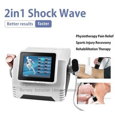 2in1 ESWT Pneumatic Electromagnetic Shockwave Therapy Machine Pain Relief Physio