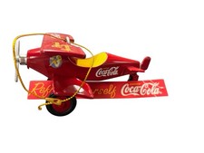 1997 Coca-Cola Polar Die-Cast Pedal Plane  Fly Refreshed  