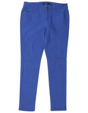 Ralph Lauren Damen Slim Jeans US 12 Large W34 L32 Blau Baumwolle BN33