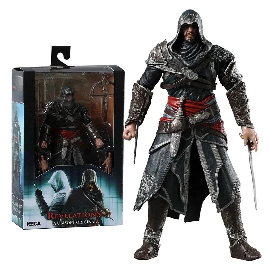 Figurine Ezio Auditore Assassin’s Creed Revelations 17cm, statuette PVC de collection